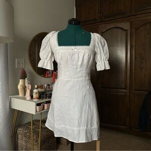 Reformation Evianna Linen Dress